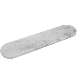 Serving Platter Marble FAV235N 25x9x1cm White Espiel WHITE