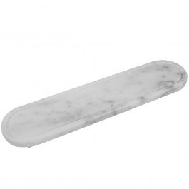 Serving Platter Marble FAV234N 30x7x1cm White Espiel WHITE