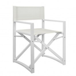 Πολυθρόνα Σκηνοθέτη HM5094.02 Λευκή 57Χ48,5Χ85,5cm WHITE