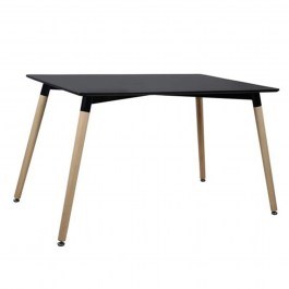 Τραπέζι Minimal HM008.02 Μαυρό 120x80x73cm BLACK