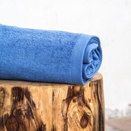 Πετσέτα Πισίνας Ξενοδοχείου Royal Blue VAT Dyed 460gsm 100% Βαμβάκι BLUE