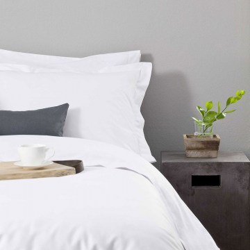 Hotel Pillow Case Oxford 3 Sided 160 T.C. 50% Cotton / 50% Polyester designdrops