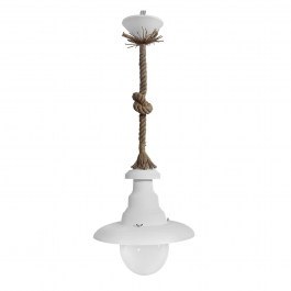 Φωτιστικό Οροφής Μονόφωτο FLP-100K 31-0521 Rope UT-White WHITE