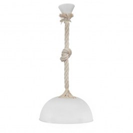 Ceiling Light Sfera/30 31-1058 1L Rope Mac-White Heronia ECRU