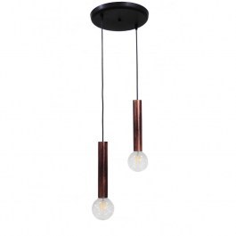 Φωτιστικό Οροφής S-42Pendel 2/L Copper 34-0194  Heronia COPPER