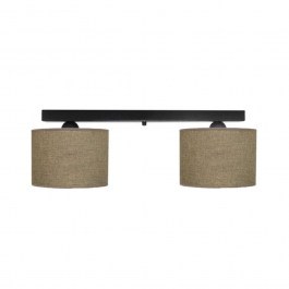 Ceiling Light - Rail 14-0161 2/Ε27 With Lampshad D20x60x20cm ΗΚ-06 Sand Heronia SAND