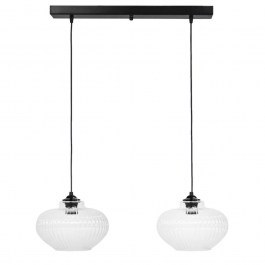 Ceiling Light - Rail Rigato 02-0345 2/Ε27 D25x55x96cm Clear Heronia CLEAR