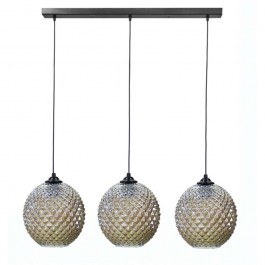 Ceiling Light - Rail GL-5010 02-0372 3/Ε27 D25x80x96cm Fume Heronia FUME