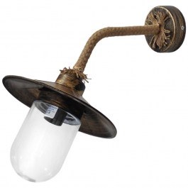 Wall Lamp - Sconce Slp-651Ap 07-1382 Screwed Storm Glass 40x24x32cm Bronze Heronia BRONZE