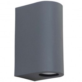 Ceiling Light - Spot C-032 15-0217 Round Up-Down 2xGU10 Led 10,2x7,5x16,5cm Grey Heronia GREY