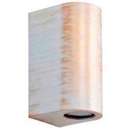 Ceiling Light - Spot C-032 15-0221 Round Up-Down 2xGU10 Led 10,2x7,5x16,5cm White-Bronze Heronia WHITE-BRONZE