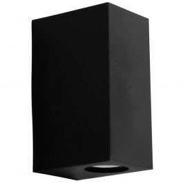 Ceiling Light - Spot C-042 15-0208 Square Up-Down 2xGU10 Led 10,2x7,5x16,5cm Black Heronia BLACK