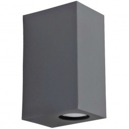 Ceiling Light - Spot C-042 15-0210 Square Up-Down 2xGU10 Led 10,2x7,5x16,5cm Grey Heronia GREY