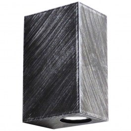 Ceiling Light - Spot C-042 15-0213 Square Up-Down 2xGU10 Led 10,2x7,5x16,5cm Silver Heronia SILVER