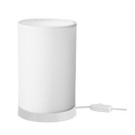 Table Lamp 14-0319 Tl-07/H-01 1/E27 D14x23,5cm Cylindrical Lampshade White-Cream Heronia WHITE-CREAM