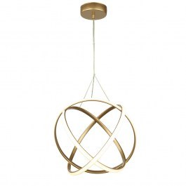 Ceiling Lamp Atomic-40 01-0407 LED 69W 3000K/4000K/6000K 7000Lm 40x80cm Gold Matt Heronia GOLD