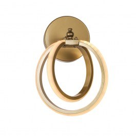 Wall Lamp Venus-AP 01-0413 LED 24W 3000/4000/6500K 2190Lm 18,5x29cm Gold Matt Heronia GOLD