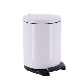 Trash Can Softclose 06.6546100 6lt White WHITE
