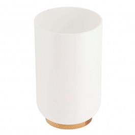 Bath Mug Με Bamboo 06.6174210 White WHITE