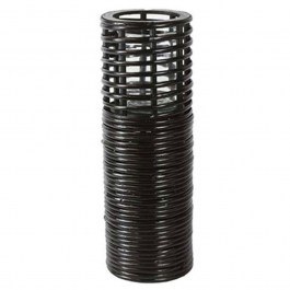 Lantern Wooden 013.784054 18x50cm Black BLACK