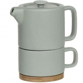 Τσαγιέρα Με Κούπα Κεραμική 07.160724D Mint MINT