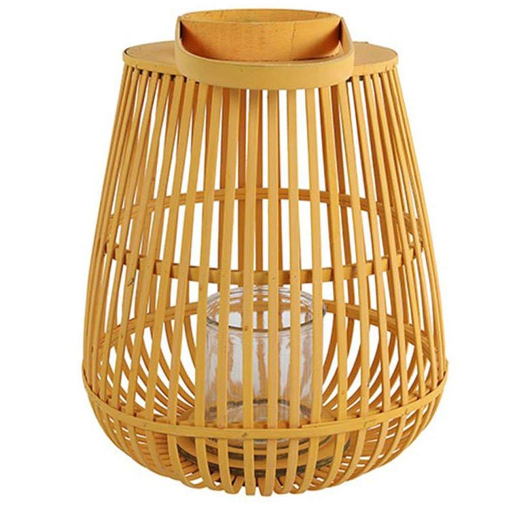 Φανάρι Ξύλινο 013.787503 35x40cm Yellow