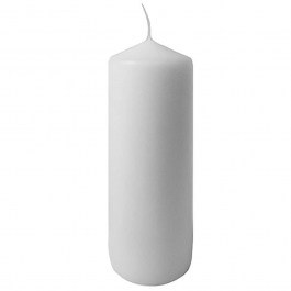 Candle 00.09.9921Α 8x20cm White WHITE
