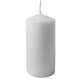 Candle 00.09.9923Α 8x15cm White WHITE