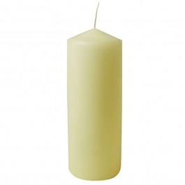 Candle 00.09.9919Β 7x17cm Ecru ECRU