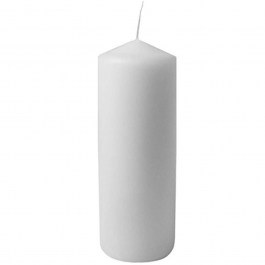 Candle 00.09.9919Α 7x17cm White WHITE