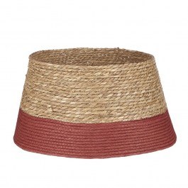 Wicker Tree Base 02.1102623 50x26cm Natural-Red NATURAL-RED