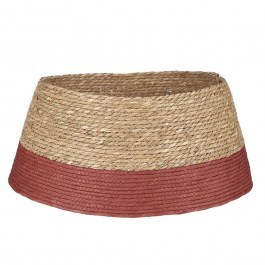 Βάση Δέντρου Ψάθινη 02.1102624 58x26cm Natural-Red NATURAL-RED