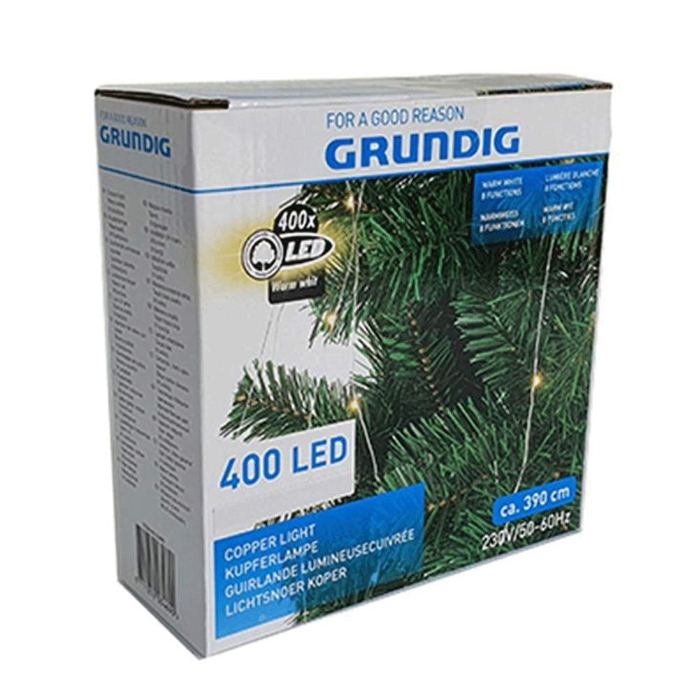 Χριστουγεννιάτικα Λαμπάκια Σειρά LED 03.03469 x400 White Grundig