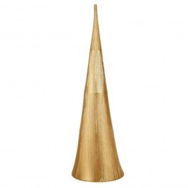 Decorative Tree Conical 02.1121307 34x122cm Gold GOLD