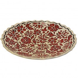 Decorative Platter Kapisik 026.0053 D30cm Red RED