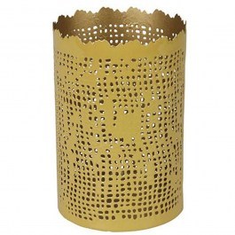 Κηροπήγιο Mila 013.796225 10x15cm Yellow YELLOW