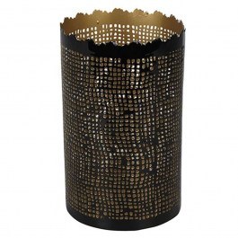 Candlestick 013.796247 Mila 13x20cm Black BLACK
