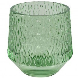 Candlestick 013.796059 8x7,5cm Light Green LIGHT GREEN