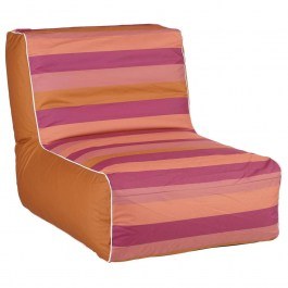 Pouf Armchair Inflatable Striped 02.1132487 90x60x70cm Fuchsia FUCHSIA