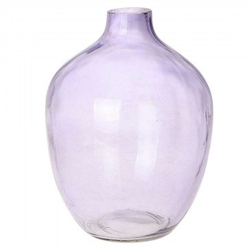 Vase Flashy 012.862396052 18x24cm Glass Lila
