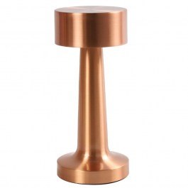 Φωτιστικό Επιτραπέζιο Επαναφορτιζόμενο 013.809254 Usb Touch Led 21cm Copper COPPER