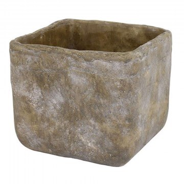 Pot 013.801583 17,5x17,5x15cm Brown-Grey