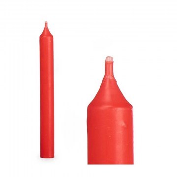 Κερί Κηροπήγιου (Σετ 6Τμχ) 029.92416 15cm Red