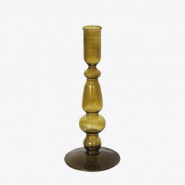 Candlestick 00.03.32563 D8,5Η20,5cm Green GREEN
