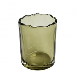 Candlestick Reso 00.03.32549 D5,2x6,4cm Green GREEN