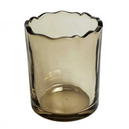 Candlestick Reso 00.03.32551 D5,2x6,4cm Brown BROWN