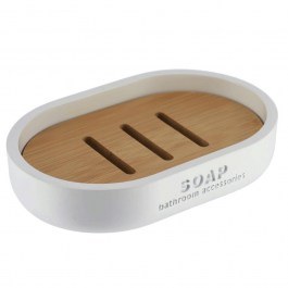 Soap Dish 06.64101210 White-Brown WHITE-BROWN