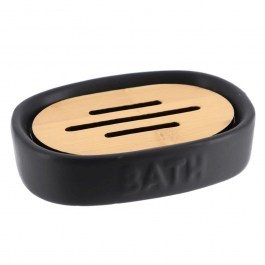 Soap Dish 06.6493237 Black-Natural NATURAL-BLACK