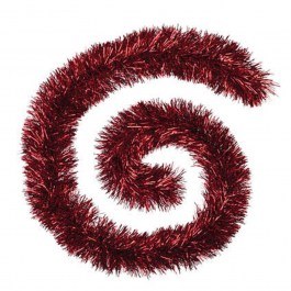 Γιρλάντα Χριστουγεννιάτικη Tinsel 07.717061RG 8x150cm Red RED
