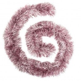Γιρλάντα Χριστουγεννιάτικη Tinsel 07.717061SD 8x150cm Pink PINK